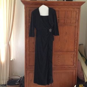 Black, Mother of the Bride Dress: size 16